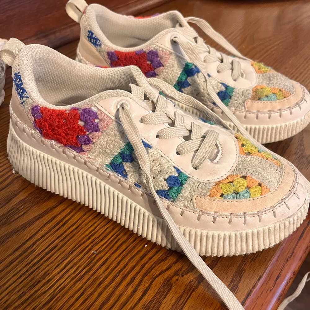Crochet Sneakers Women’s Size 6